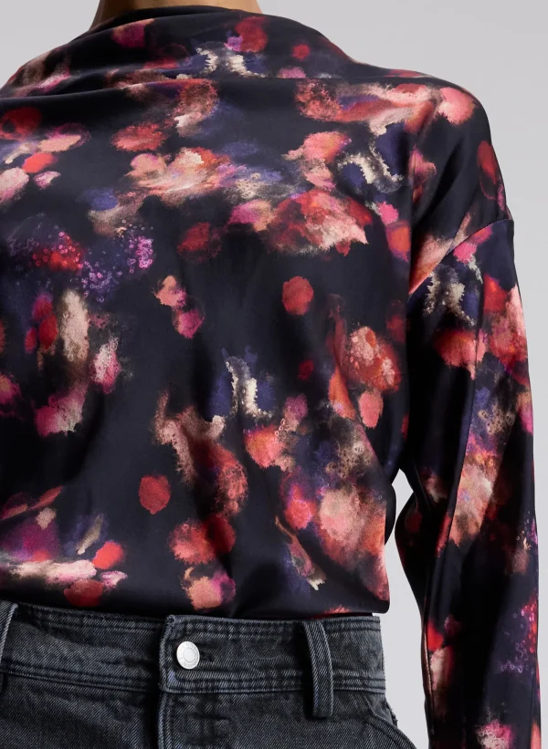 Women A.L.C. Tops>Georgia Stretch Silk Top