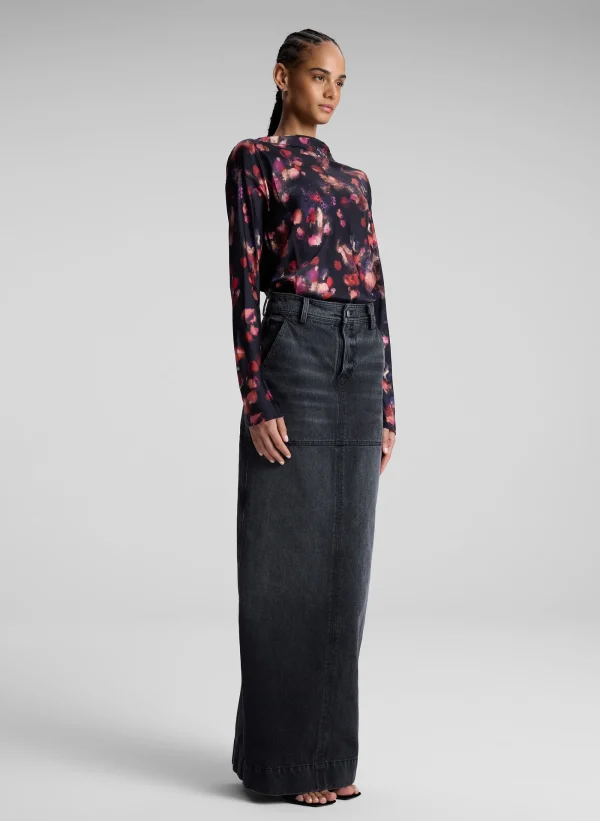 Women A.L.C. Tops>Georgia Stretch Silk Top