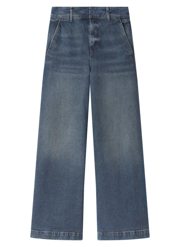 Women A.L.C. Bottoms>Grant Stretch Wide Leg Jean