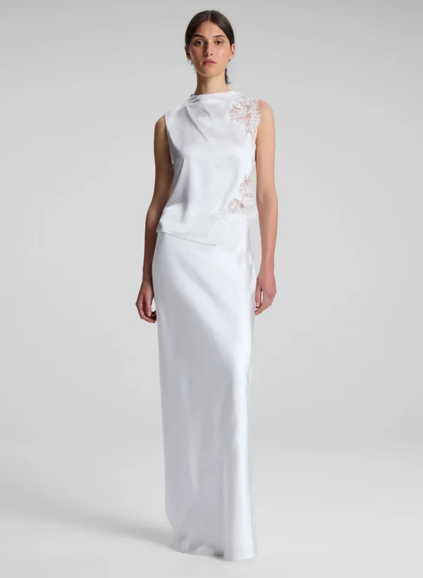 Women A.L.C. Bottoms | Skirts>Greta Satin Maxi Skirt