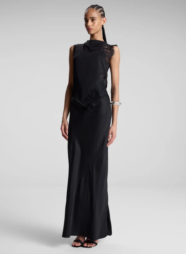 Women A.L.C. Bottoms | Skirts>Greta Satin Maxi Skirt