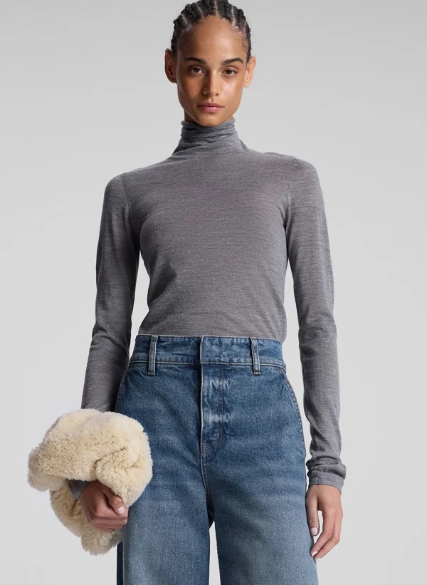 Women A.L.C. Tops>Hayes Fine Merino Turtleneck Top