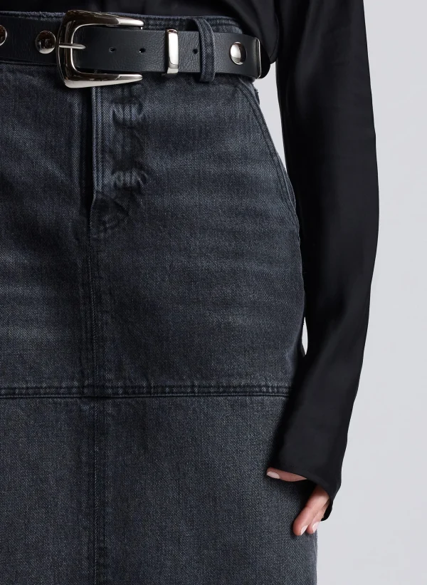 Women A.L.C. Bottoms | Skirts>Hunter Denim Maxi Skirt