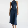 Women A.L.C. Dresses>Inez Satin Midi Dress