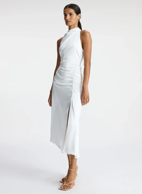 Women A.L.C. Dresses>Inez Satin Midi Dress