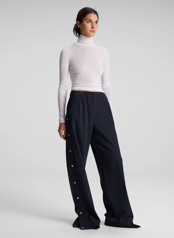 Women A.L.C. Bottoms>Jackson Snap Track Pant