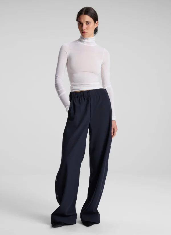 Women A.L.C. Bottoms>Jackson Snap Track Pant