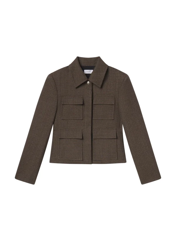 Women A.L.C. Jackets & Coats>Jamie Mini Houndstooth Jacket