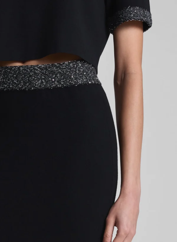 Women A.L.C. Knitwear | Bottoms>Jane Sequin Embellished Knit Midi Skirt