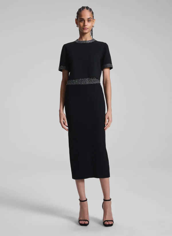 Women A.L.C. Knitwear | Bottoms>Jane Sequin Embellished Knit Midi Skirt