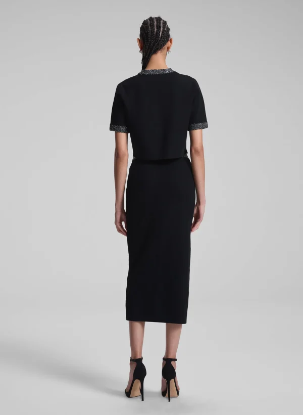 Women A.L.C. Knitwear | Bottoms>Jane Sequin Embellished Knit Midi Skirt