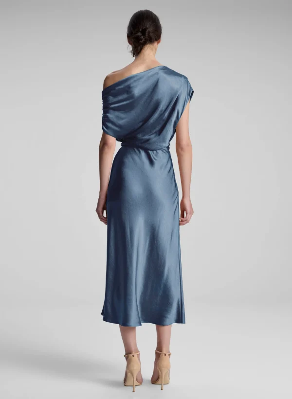 Women A.L.C. Dresses>Jasmine Satin Midi Dress