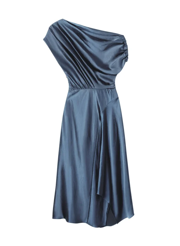 Women A.L.C. Dresses>Jasmine Satin Midi Dress