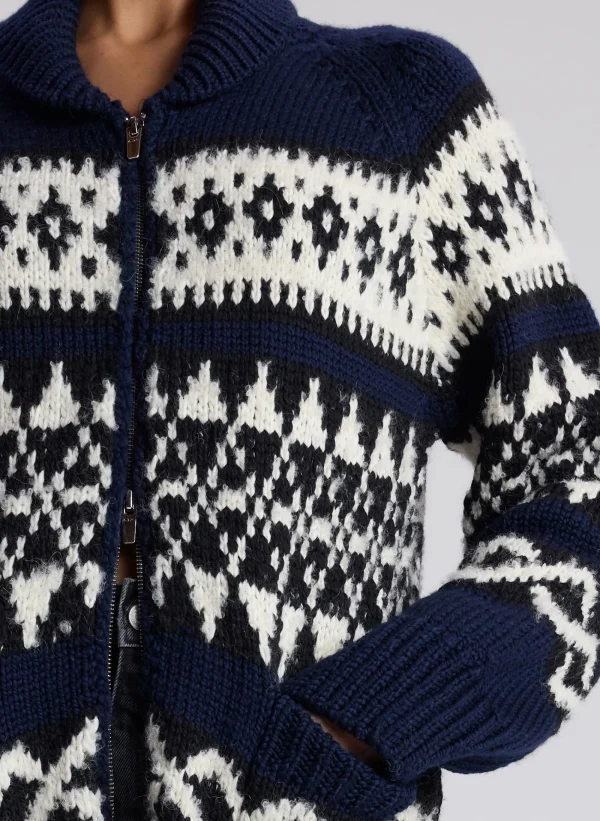 Women A.L.C. Tops | Sweaters>Joanna Merino Fairisle Cardigan