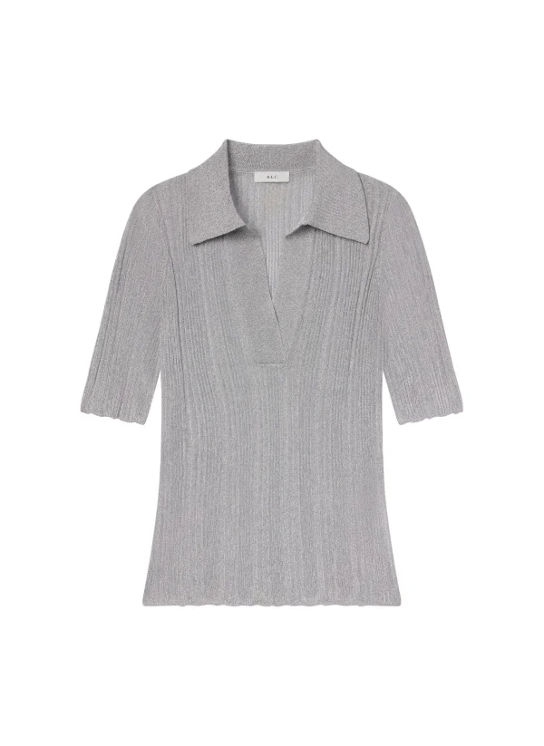 Women A.L.C. Tops | Knitwear>Joey Metallic Knit Top