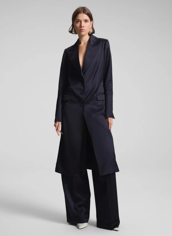 Women A.L.C. Jackets & Coats>Jude Satin Coat
