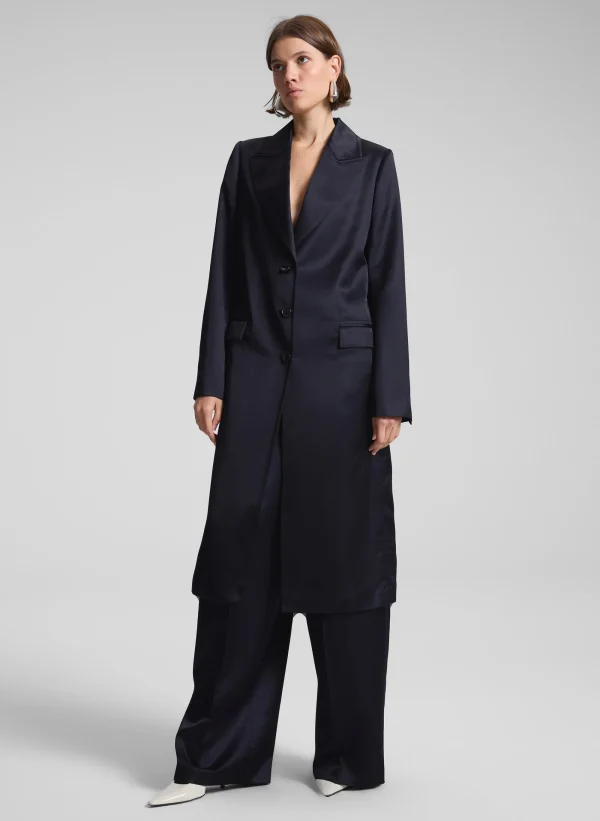 Women A.L.C. Jackets & Coats>Jude Satin Coat