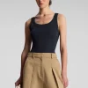 Women A.L.C. Tops | Knitwear>Kai Cotton Rib Tank