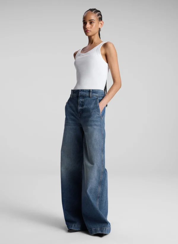 Women A.L.C. Tops | Tees & Tanks>Kai Cotton Rib Tank