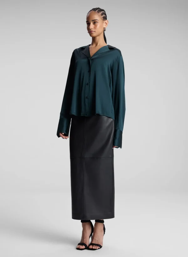 Women A.L.C. Tops>Kass Stretch Silk Top