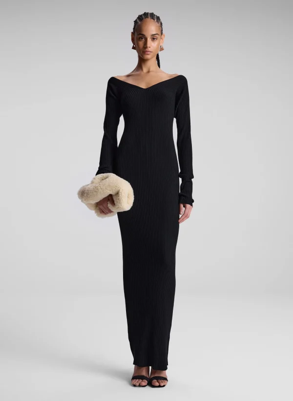 Women A.L.C. Dresses | Sweaters>Keaton Ribbed Merino Maxi Dress