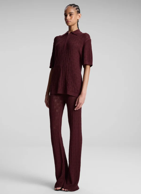Women A.L.C. Bottoms>Keeley Pointelle Knit Pant