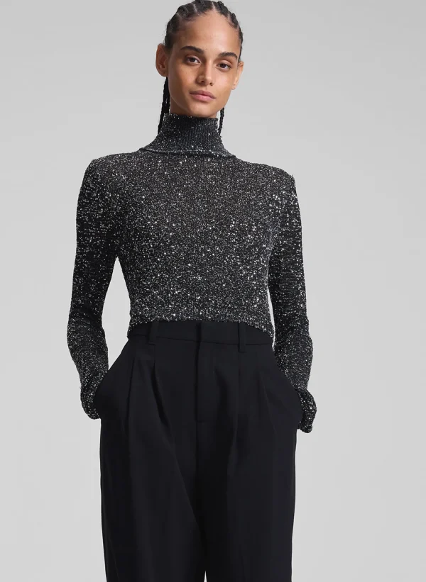 Women A.L.C. Tops | Knitwear>Kendall Sequin Embellished Top