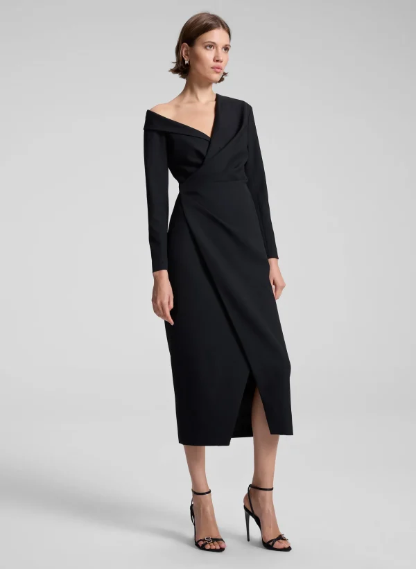 Women A.L.C. Dresses>Kylah Asymmetric Midi Dress