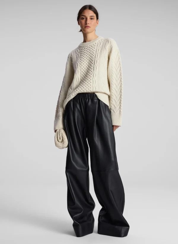 Women A.L.C. Tops | Sweaters>Kyra Merino Cable Knit Sweater