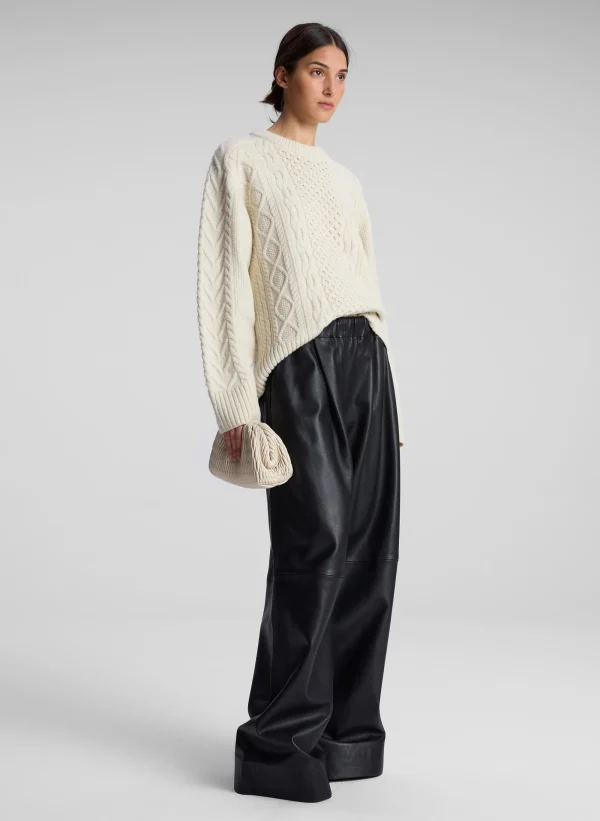 Women A.L.C. Tops | Sweaters>Kyra Merino Cable Knit Sweater
