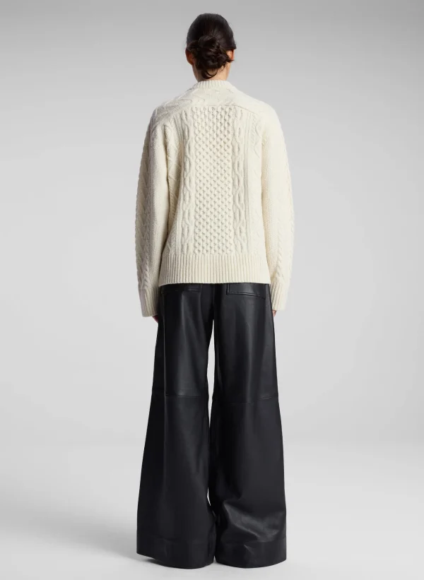 Women A.L.C. Tops | Sweaters>Kyra Merino Cable Knit Sweater