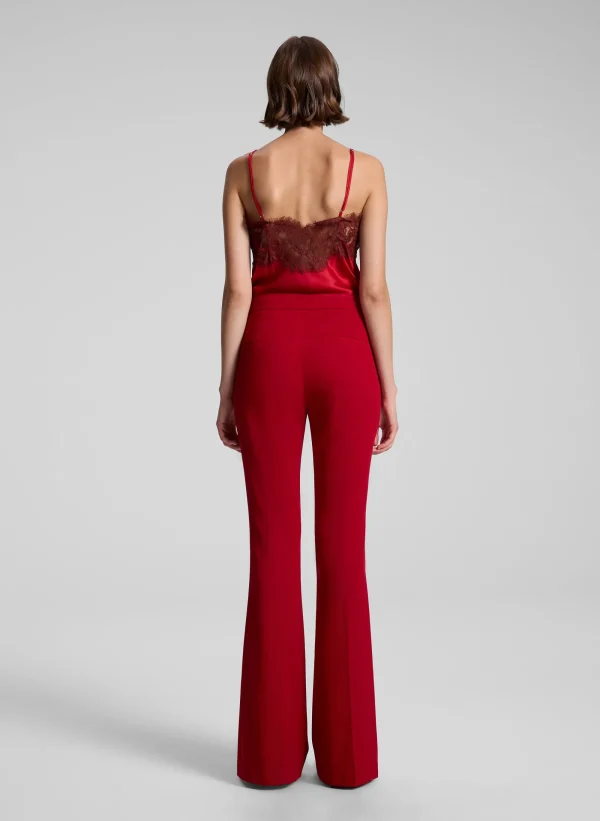 Women A.L.C. Tops | Tees & Tanks>Lennon Satin And Lace Camisole Top