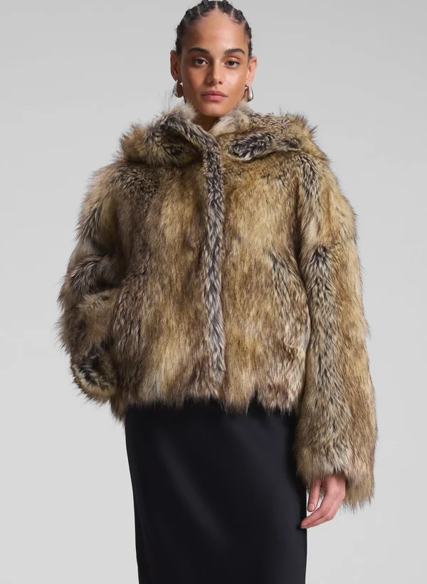 Women A.L.C. Jackets & Coats>Lex Faux Fur Jacket
