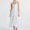Women A.L.C. Dresses>Lilah II Cotton Midi Dress