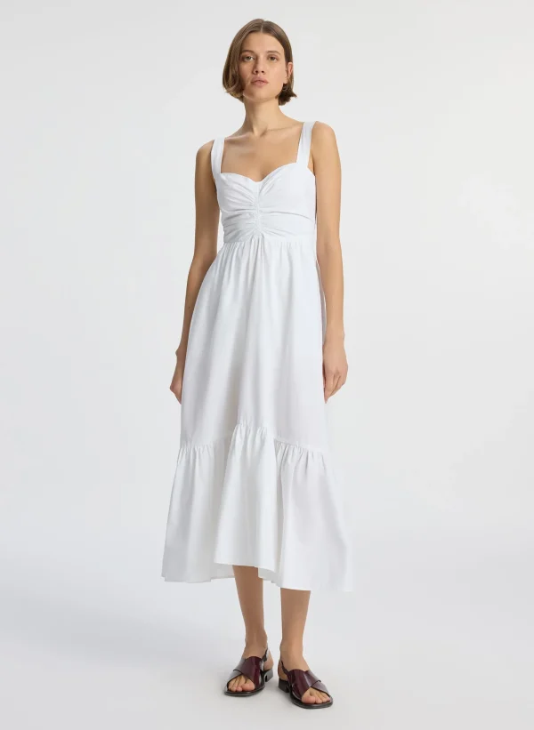 Women A.L.C. Dresses>Lilah II Cotton Midi Dress