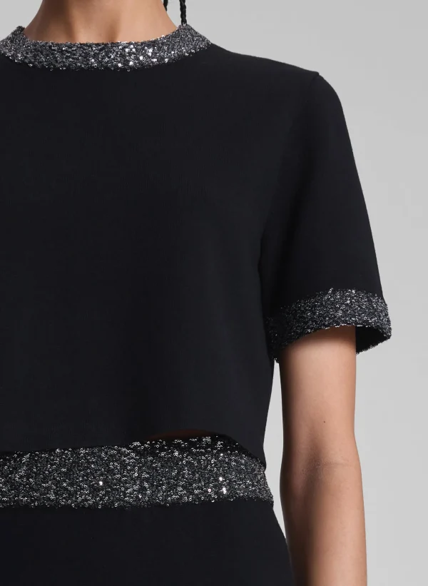 Women A.L.C. Tops | Knitwear>Maeve Sequin Embellished Top