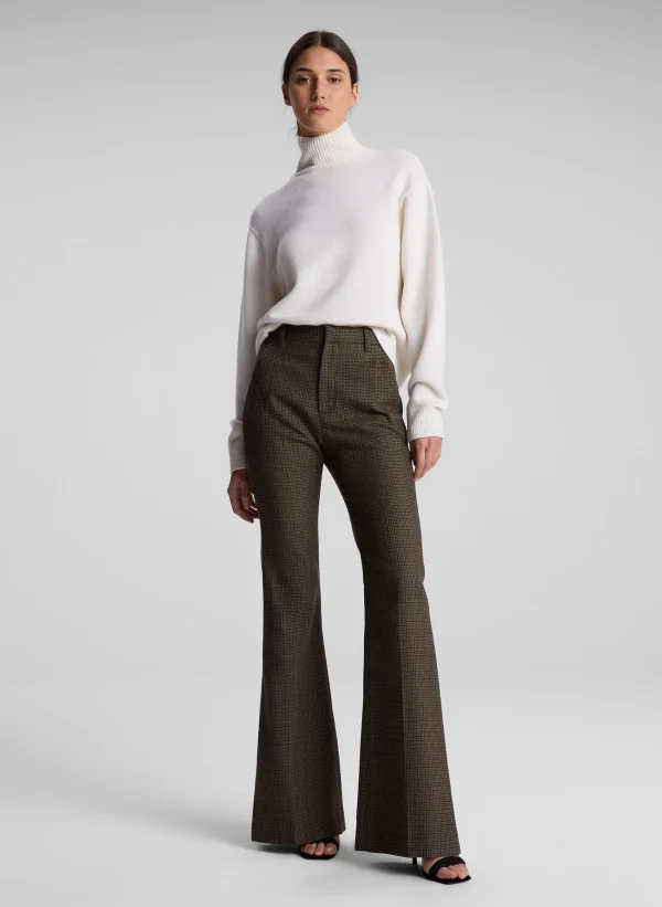 Women A.L.C. Bottoms>Maizie Mini Houndstooth Pant