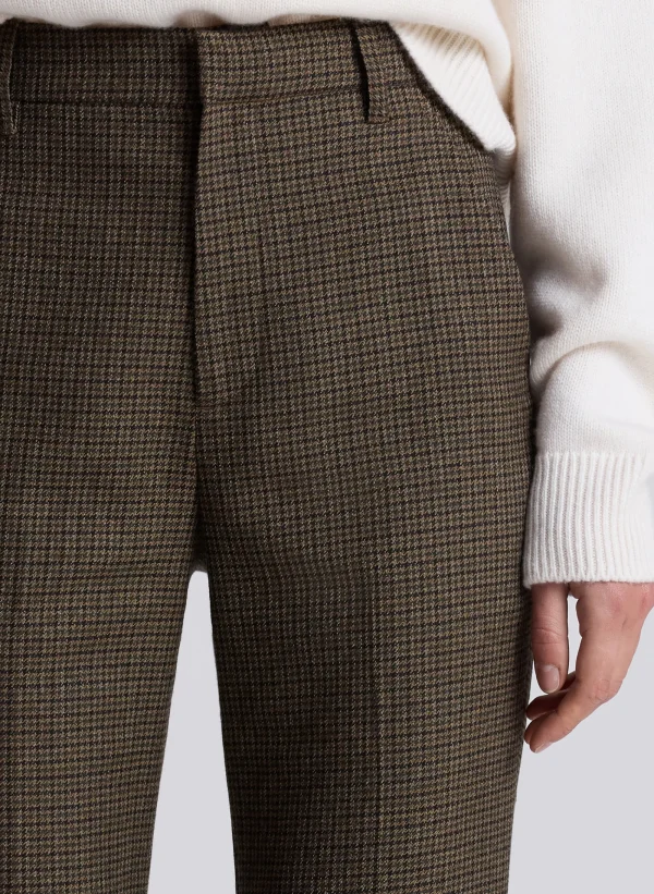 Women A.L.C. Bottoms>Maizie Mini Houndstooth Pant