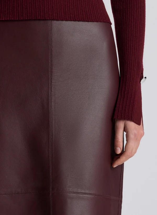 Women A.L.C. Bottoms | Skirts>Marta Leather Midi Skirt