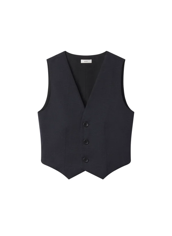 Women A.L.C. Tops | Jackets & Coats>Maxwell Plaid Vest