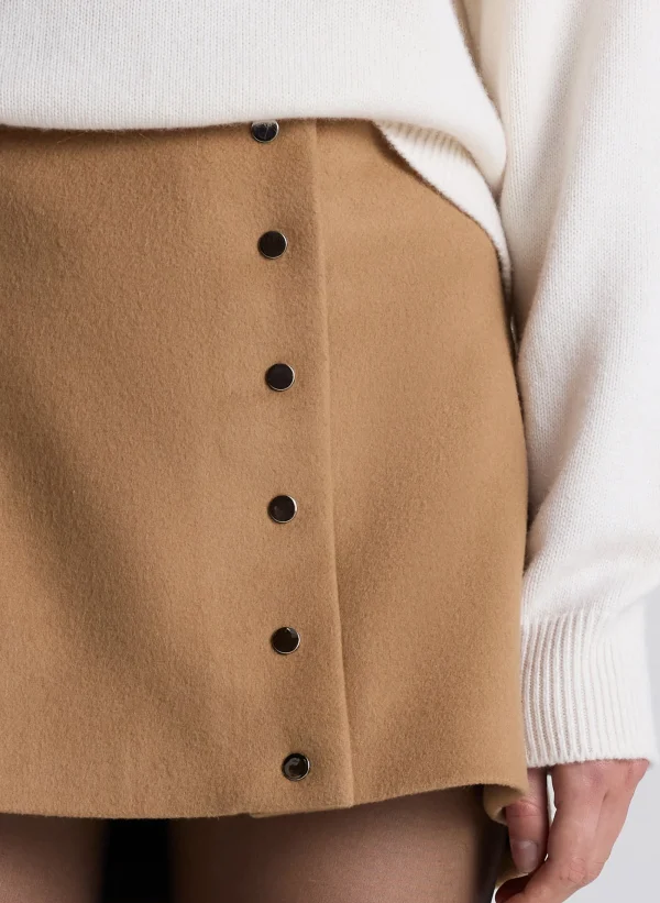 Women A.L.C. Bottoms | Skirts>May Wool Cashmere Mini Skirt