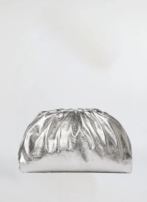 Women A.L.C. Accessories | Handbags>Milo Metallic Vegan Leather Clutch