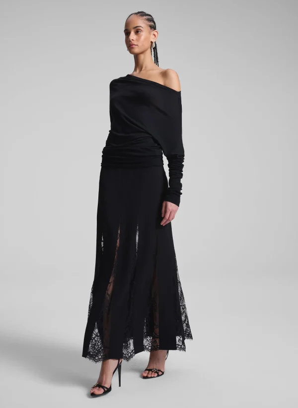 Women A.L.C. Bottoms | Skirts>Mira Lace Midi Skirt