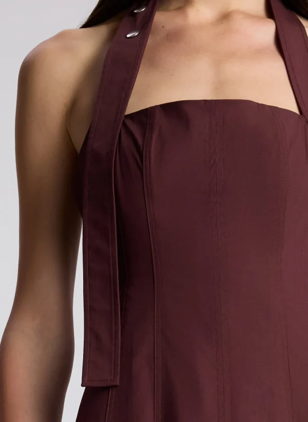 Women A.L.C. Dresses>Natalie Halter Midi Dress