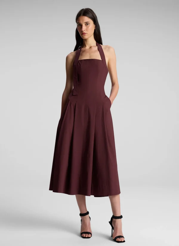 Women A.L.C. Dresses>Natalie Halter Midi Dress