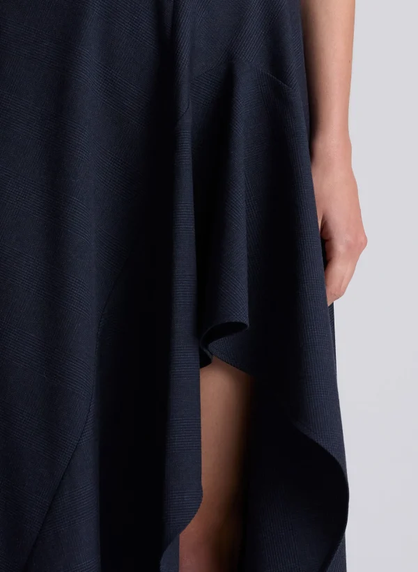 Women A.L.C. Bottoms | Skirts>Navy Plaid Midi Skirt