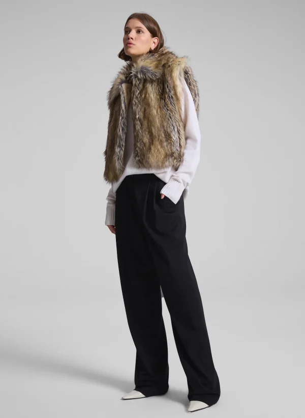 Women A.L.C. Jackets & Coats>Naya Faux Fur Vest
