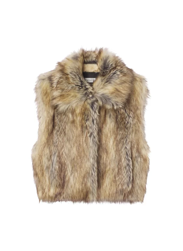 Women A.L.C. Jackets & Coats>Naya Faux Fur Vest