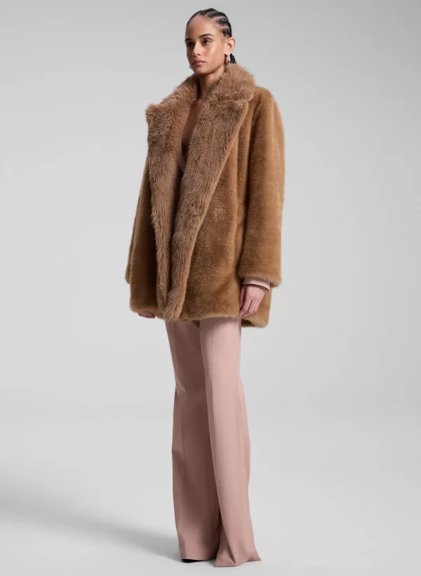 Women A.L.C. Jackets & Coats>Nina Faux Fur Coat