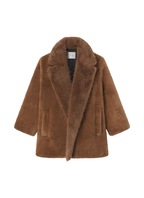 Women A.L.C. Jackets & Coats>Nina Faux Fur Coat